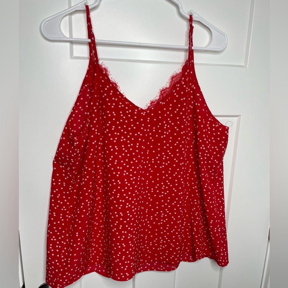 Boutique cami, red